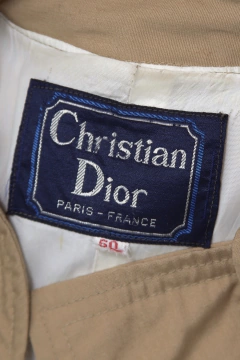 Trench Coat DIOR vintage classico bege - Capichó Brechó