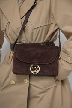 Bolsa GUCCI couro camurça italiana - comprar online