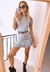 Vestido crep con volados - tienda online