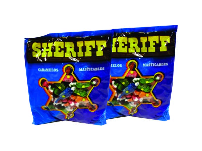 CARAMELOS MASTICABLES SHERIFF 222 GR