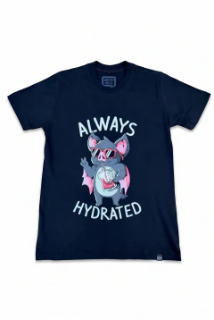 Camiseta Estampada Always Hydrated 100% Algodão SANTA HELL