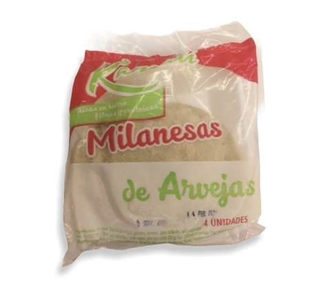 MILANESAS DE ARVEJAS 4U KAMALI