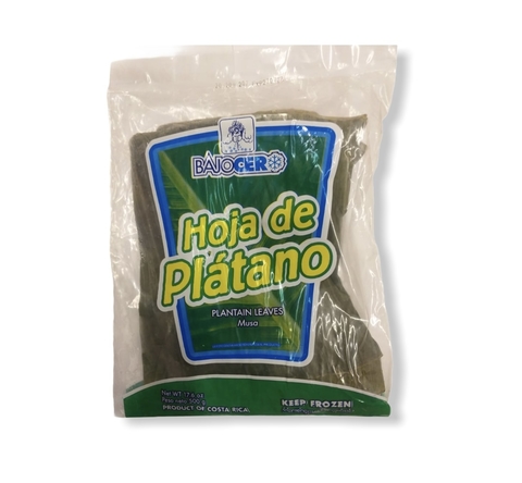 HOJAS DE PLATANO CONGELADAS 500GR BAJO CERO