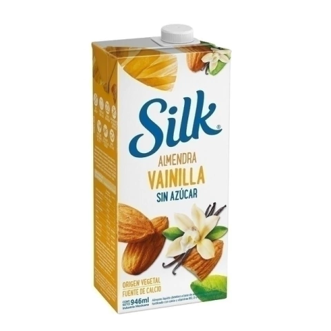 LECHE DE ALMENDRAS SABOR VAINILLA SIN AZUCAR 946ML SILK