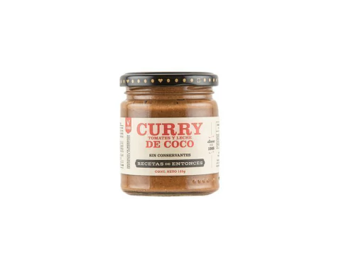 CURRY -TOMATE Y LECHE DE COCO 160GR RECETAS DE ENTONCES - comprar online