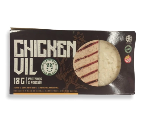 CHICKENVIL POLLO VEGANO A BASE DE ARVEJAS 2U 230GR FELICES LAS VACAS