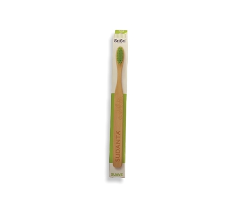 CEPILLO DE DIENTES DE BAMBU SUAVE 1U SRI SRI SUDANTA