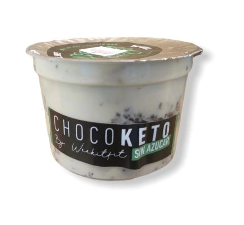 POSTRE CHOCO KETO SIN AZUCAR 155GR WEEKIT FIT (FREEZADO)
