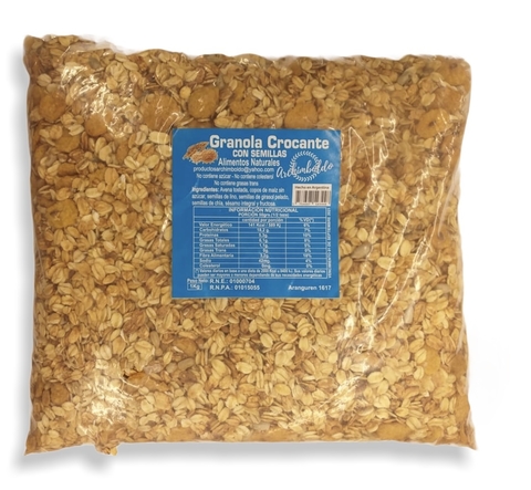 GRANOLA CROCANTE CON SEMILLAS  1KG ARCHIMBOLDO