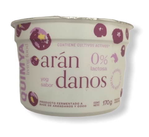 YOGURT A BASE DE COCO ARANDANOS 170GR QUIMYA