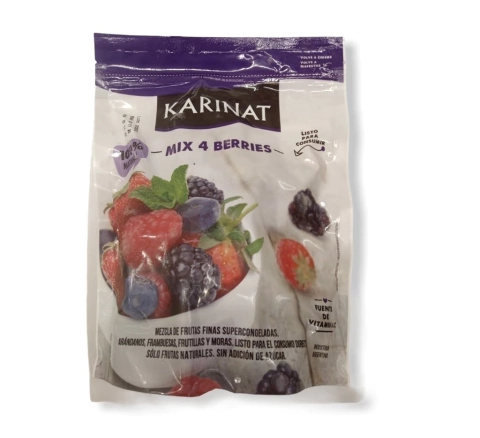 FRUTAS FINAS MIX BERRIES CONGELADAS 400GR KARINAT