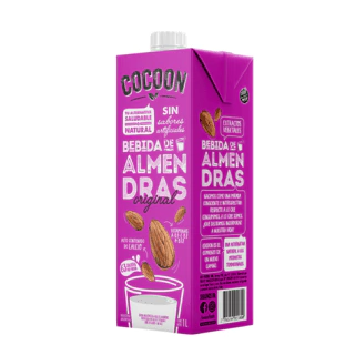 BEBIDA DE ALMENDRAS ORIGINAL 1LT COCOON