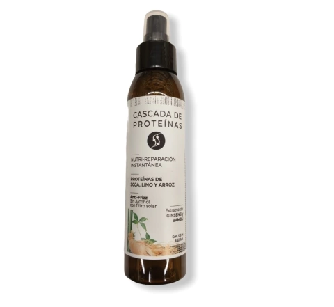 CASCADA DE PROTEINAS SOJA LINO Y ARROZ  DE GINSENG Y BAMBU 125ML FRENZZI