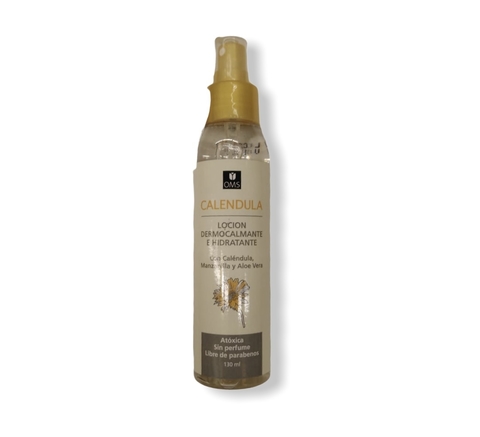 LOCION DERMOCALMANTE CALENDULA +MANZANILLA LIBRE DE PARABENOS 130ML OMS