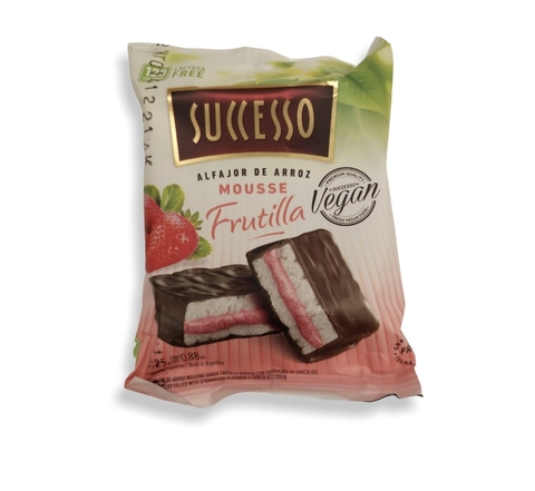 ALFAJOR DE MOUSSE DE FRUTILLA 25GR SUCCESSO