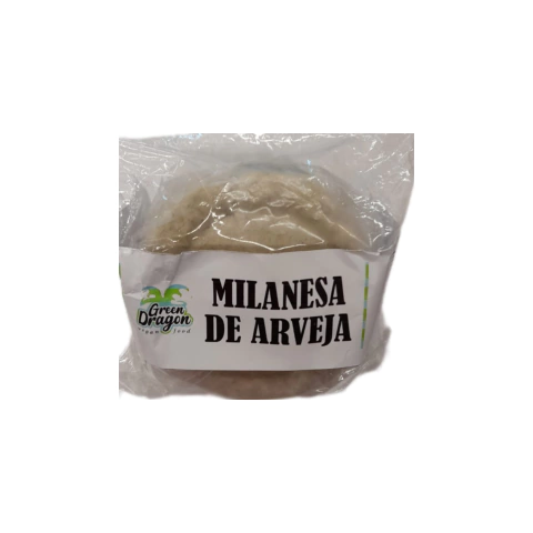 MILANESA DE LEGUMBRES ARVERJA GREEN DRAGON VEGAN FOOD