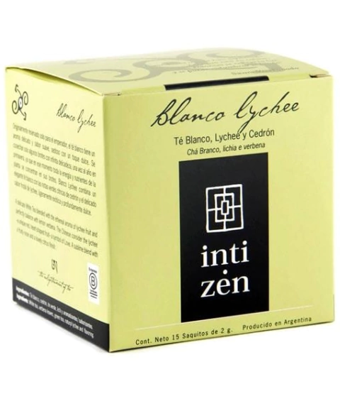 TE BLANCO LYCHEE 15 SAQUITOS INTI ZEN
