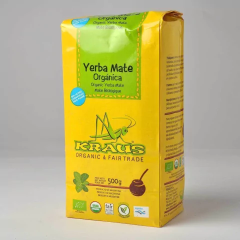 YERBA MATE ORGANICA 500GR KRAUS