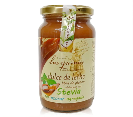 DULCE DE LECHE CON STEVIA 450GR LAS QUINAS