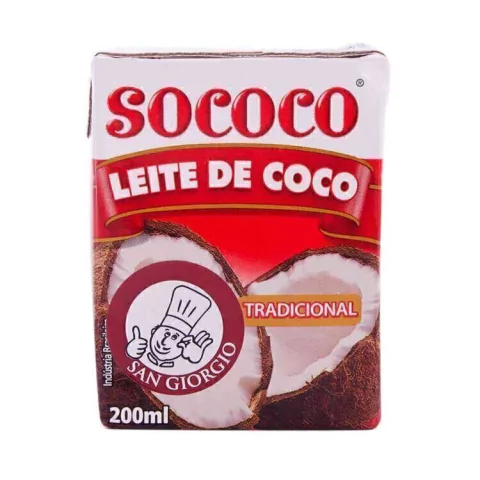 LECHE DE COCO  TETRA  200ML SOCOCO