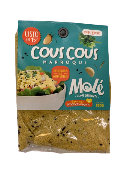 COUS COUS MARROQUI LISTO EN 15´180GR MOLE