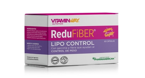 REDU FIBER LIPO CONTROL CON GARCINIA CONTROL DE PESO 60 CAPSULAS VITAMINWAY