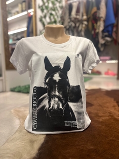 Tshirt Fem Cavalo Crioulo na internet