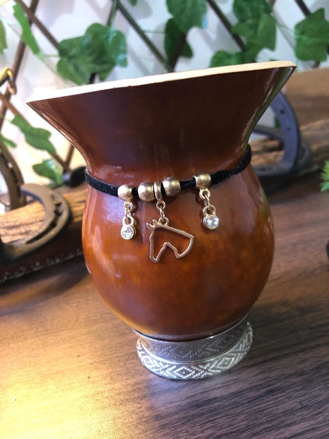 Chocker Cuia Cabeça de Cavalo