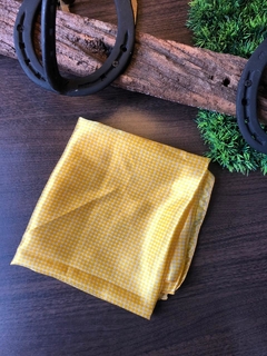 Lenço Carijó 80x80cm Amarelo - comprar online