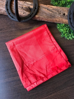 Lenço Carijó 80x80cm Vermelho - comprar online