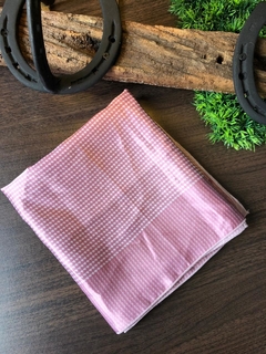 Lenço Carijó 80x80cm Rosa - comprar online