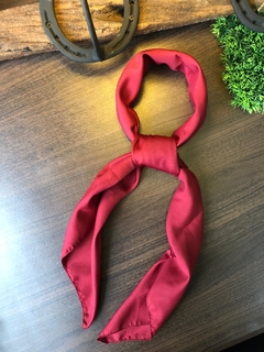 Lenço Liso Bordo 100x100cm - Cetim