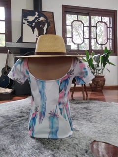 Boddy Manga Curta Cavalo - Branco - comprar online