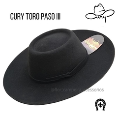 Chapéu Cury Toro Passo III Preto