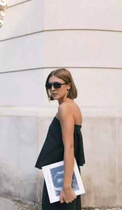 Strapless Poppy / Black - tienda online
