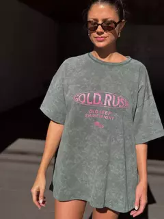 BIG SHIRT GOLD RUSH GREEN - comprar online