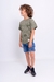 Bermuda jeans jogger cargo clasica - Popeye Kids
