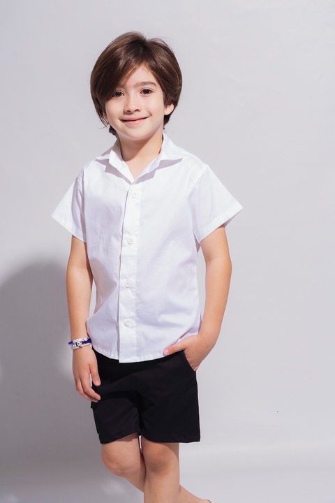 Camisa LISA BLANCA manga corta