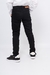 Pantalon chino satten NEGRO