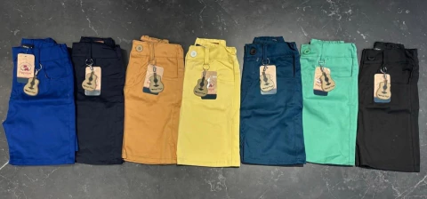 Bermuda gabardina clasica c/llavero - tienda online