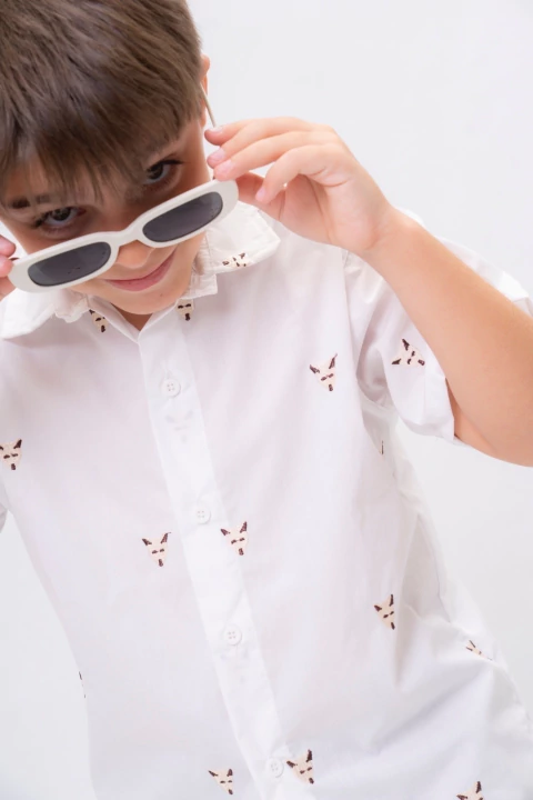 Camisa LOBOS M/C bordada - comprar online