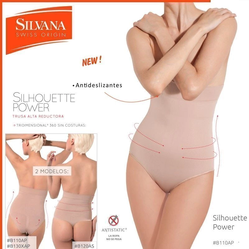SILVANA SILHOUETTE POWER: TRUSA ALTA S/PIERNAS. (B110AP)