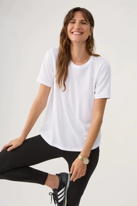 BONJOUR REMERA M/ CORTA DESAGUJADA (S7501)