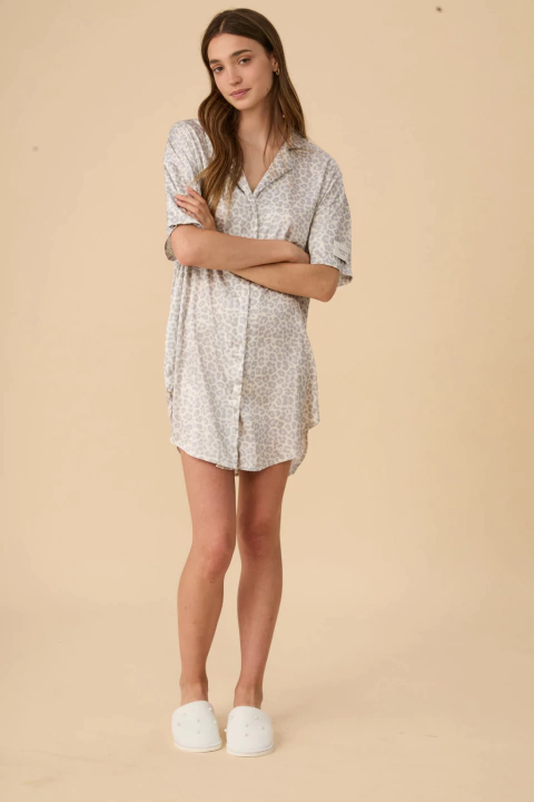 BONJOUR CAMISOLA MANGA CORTA ABOTONADA GALA (L3036)