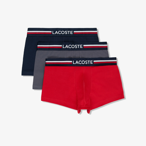 LACOSTE PACK 3 BOXERS LISO JERSEY (5H0451)