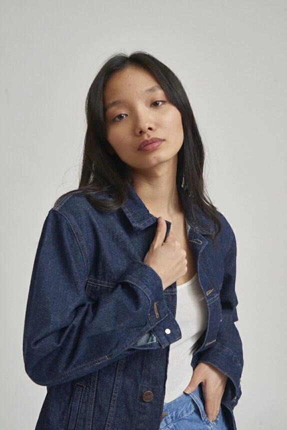 WRANGLER JACKET DENIM BLUE DARK UNICO (70031WM)