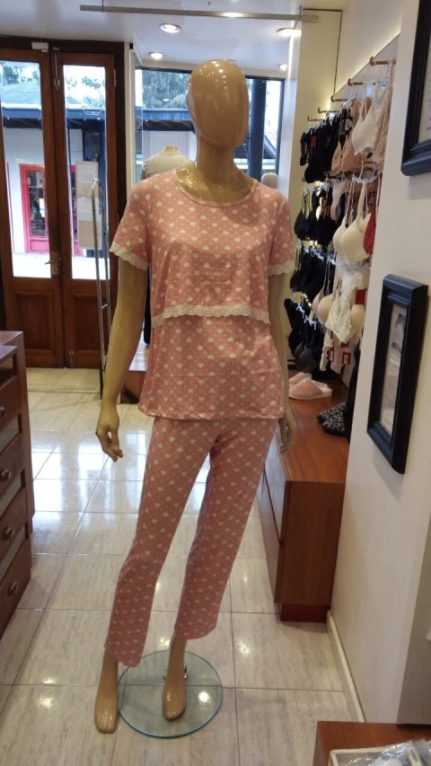 SWEET MOM PIJAMA M. CORTA Y PANTALON (2684-25)