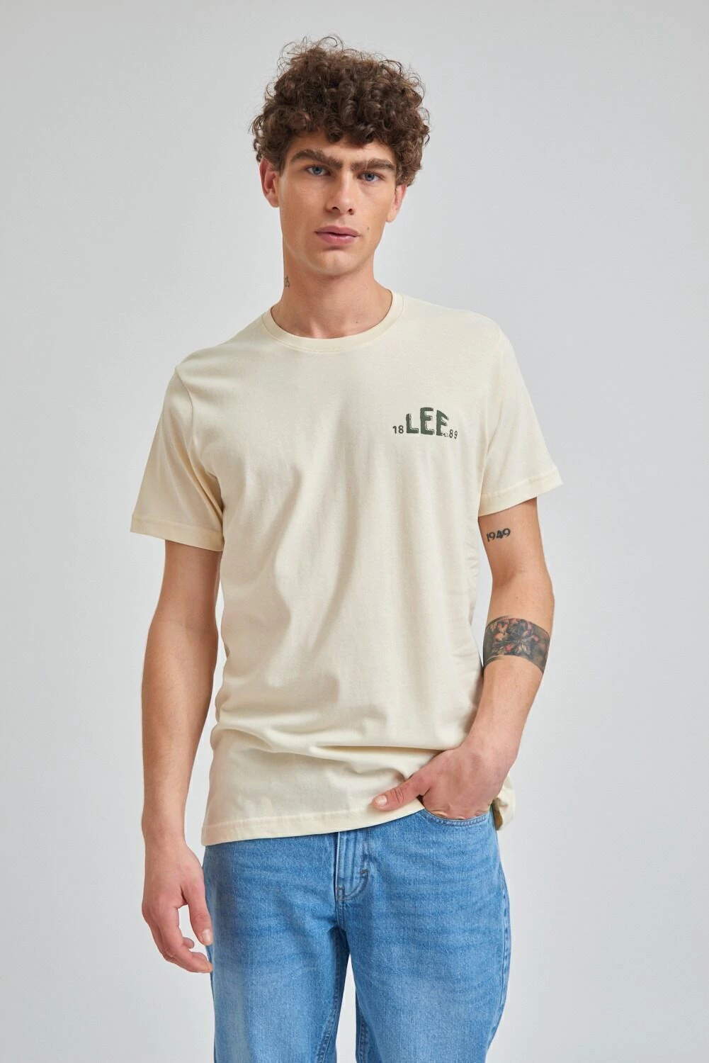 LEE T SHIRT PLAIN S/S (L1119)