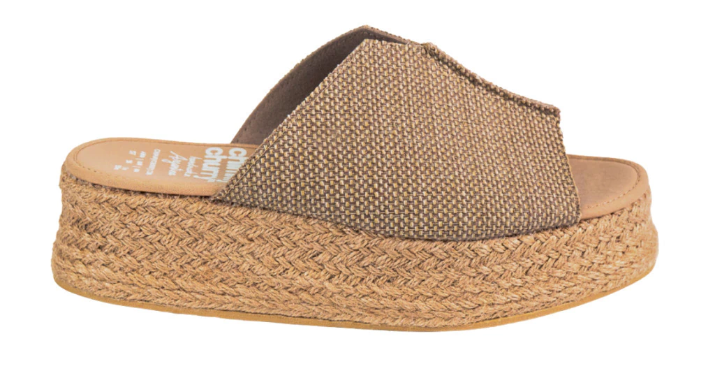 CHIMMY CHURRY SUECO PLATAFORMA RAFIA LINO (PCA422C)