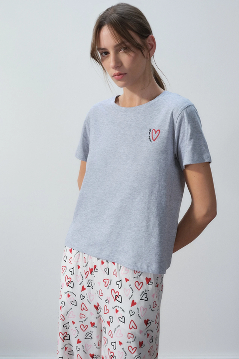CARO CUORE PIJAMA AMORE MIO (03870C)